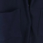 Vorschaubild 5 von Blazer Damen Gr. UNI Blau Polyester Strukturmuster Elegant Klassisch