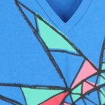Vorschaubild 4 von Damen T-Shirt 32/XXS Blau Casual mit Grafik-Print