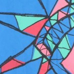 Vorschaubild 5 von Damen T-Shirt 32/XXS Blau Casual mit Grafik-Print