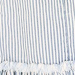 Vorschaubild 5 von Kinder Sommerkleid Gr. 128 Blau Gestreift Casual Preppy Rüschen