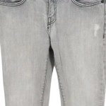 Vorschaubild 4 von Damen Skinny Fit Jeans W28 Grau Modell jeansow to skinny