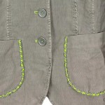 Vorschaubild 6 von Blonde No.8 Damen Sweatjacke Grau Gr. 34/XS Casual Cord-Optik