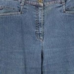Vorschaubild 3 von Damen Jeans Wide Fit Gr. 40 Blau Casual Modisch