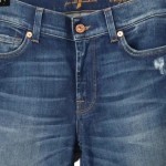 Vorschaubild 3 von Damen Mom Jeans Cropped Blau W25 Vintage Look