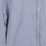 Vorschaubild 4 von Herren Business Hemd Blau Gr. M/40 Klassisch Langarm Baumwolle