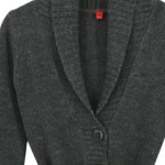 Vorschaubild 3 von Damen Strickjacke Cardigan Grau Gr. 32/XS Casual Vintage