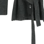 Vorschaubild 5 von Damen Strickjacke Cardigan Grau Gr. 32/XS Casual Vintage
