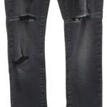 Vorschaubild 5 von Destroyed Jeans Kinder Gr. 128 Schwarz Modern Denim Hose