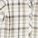 Vorschaubild 4 von Hemdbluse Damen 38/M Mehrfarbig Kariert Kurzarm Casual
