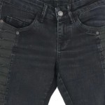 Vorschaubild 3 von Jeans Slim Fit Damen Gr. W25/36 Schwarz Baumwolle Uni
