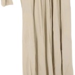 Vorschaubild 5 von Elegantes Cocktailkleid Beige Gr. M/38 Wickeloptik Viskose Midikleid