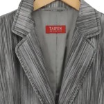 Vorschaubild 3 von TAIFUN Damen Blazer Grau Gr. 42/XL Business Elegant Baumwolle Jacke