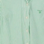 Vorschaubild 4 von Damen Hemdbluse Grün Kariert Gr. 32/XXS Casual Klassisch Preppy