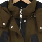 Vorschaubild 3 von Bomberjacke Damen Gr. 32/XS Grün Kapuze Casual Military