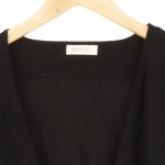 Vorschaubild 3 von Damen Wickelpullover Kurzarm Schwarz Einheitsgröße Elegant