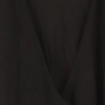 Vorschaubild 4 von Damen Wickelpullover Kurzarm Schwarz Einheitsgröße Elegant