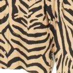 Vorschaubild 5 von Hemdbluse Damen 32/XXS Beige Zebra Animal Print Vintage
