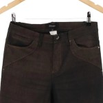 Vorschaubild 3 von Jeans Slim Fit Damen Braun Gr. 34 Baumwolle Uni Freizeit L30