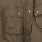 Vorschaubild 4 von Leichte Jacke Damen Braun Klassisch Casual Baumwolle Gr. 32/XXS
