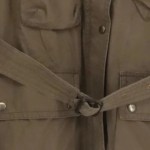 Vorschaubild 5 von Leichte Jacke Damen Braun Klassisch Casual Baumwolle Gr. 32/XXS
