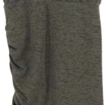 Vorschaubild 5 von Damen Strickkleid Grau Gr. 38/M Casual Wickelkleid Kurzarm Meliert