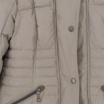 Vorschaubild 4 von Damen Steppmantel Gr. 36/S Grau Casual Elegant Jacke