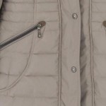 Vorschaubild 5 von Damen Steppmantel Gr. 36/S Grau Casual Elegant Jacke