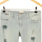 Vorschaubild 5 von Damen Jeans Slim Fit Grau W26/34/XS Distressed Reißverschluss