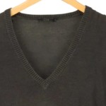 Vorschaubild 3 von Damen Leinen Pullover Langarm Grau Gr. 32 XXS