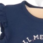 Vorschaubild 5 von Kinder T-Shirt Gr. 68 Blau Maritim Muschel Print Rüschen