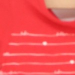 Vorschaubild 3 von Kinder T-Shirt Gr. 86 Rot Gestreift Punkte Casual Baumwolle