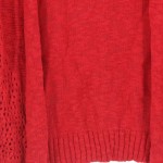 Vorschaubild 5 von Damen Strickjacke Rot Gr. 32/XS Casual Preppy Urban Lochmuster