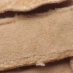 Vorschaubild 3 von Krabbelschuhe Kinder Beige Klettverschluss Komfortabel Fellbesatz