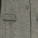 Vorschaubild 5 von Klassischer Damen Mantel Grau 36/S Fischgrätenmuster Elegant