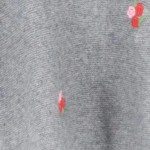 Vorschaubild 5 von Kinder Pullover M/L Grau Blumen Stickerei Casual