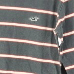 Vorschaubild 4 von Herren Langarmshirt Gr. 44/XS gestreift Logo Baumwolle Freizeit