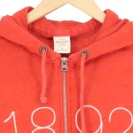 Vorschaubild 3 von Damen Sweatjacke Hoodie Rot Gr. 32/XXS Schriftzug