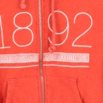 Vorschaubild 4 von Damen Sweatjacke Hoodie Rot Gr. 32/XXS Schriftzug