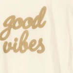 Vorschaubild 4 von Damen T-Shirt Gr. 32/XS Weiß Casual Schriftzug Good Vibes