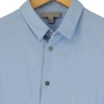 Vorschaubild 3 von Herren Freizeithemd Blau Gr. 46/S Kurzarm Casual Baumwolle