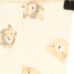 Vorschaubild 3 von Baby Leggings Gr. 68 Beige Tiermotive Baumwolle Casual Hose Kinder