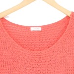 Vorschaubild 3 von Damen Pullunder Gr. 38/M Orange Strickmuster Casual Modisch
