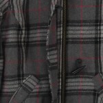 Vorschaubild 4 von CASUAL Damen Bomberjacke Gr. 36/S Mehrfarbig Kariert mit Kapuze