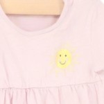 Vorschaubild 3 von Kinder Freizeitkleid Gr. 128 Rosa Blumenmuster Casual