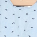Vorschaubild 3 von Kinder Freizeitkleid Blau Gr. 128 Baumwolle Preppy Casual Schleifen