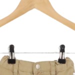 Vorschaubild 3 von Stoffhose Kinder Beige Gr. 80 Baumwolle Uni Casual Klassisch Preppy