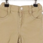 Vorschaubild 4 von Stoffhose Kinder Beige Gr. 80 Baumwolle Uni Casual Klassisch Preppy