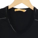 Vorschaubild 3 von Damen T-Shirt Schwarz Gr. 32/XXS Pailletten Glitzer Modisch Casual