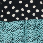 Vorschaubild 5 von Damen Jumpsuit Viskose Punkte Geometrisch Mehrfarbig Gr. M