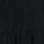 Vorschaubild 5 von Freizeitkleid Damen Gr. 34 Schwarz Baumwolle Uni Casual Minimalistisch